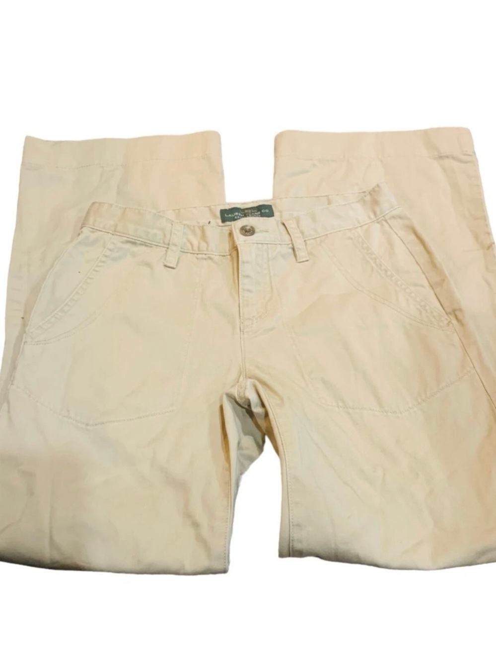 Lauren Jeans Co. Sz 2 Women Pants Khaki Color